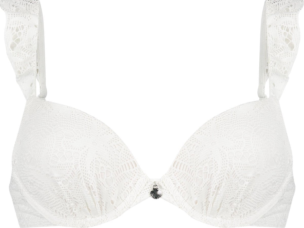 Hunkemöller Dames Voorgevormde beugel bikinitop Etta Crochet - maat D75