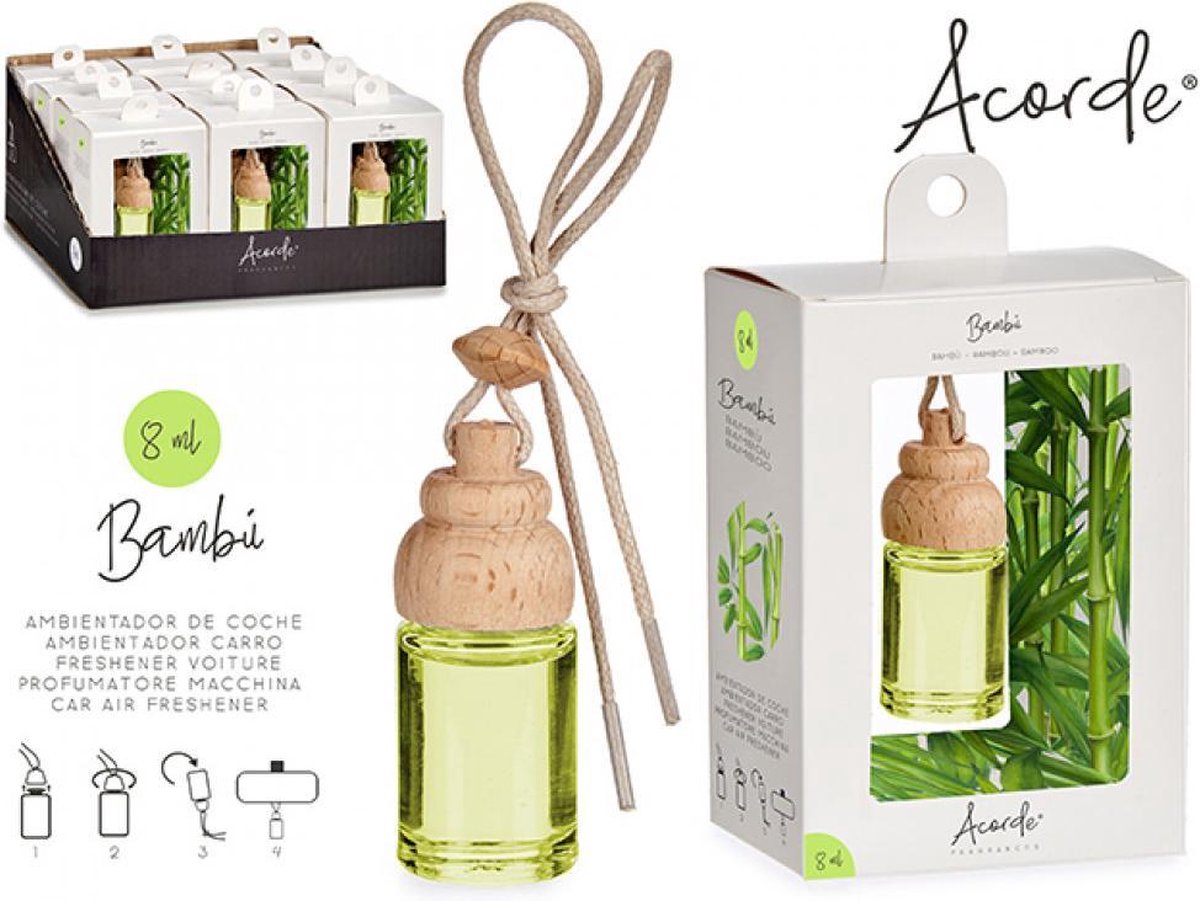 Autoparfum met Bamboe Geur - 1 stuk 8ml