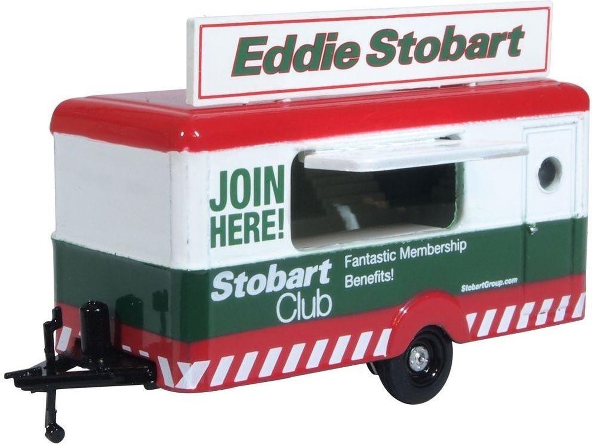 OXFORD Eddie Stobart Fan Club Mobile Trailer schaalmodel 1:76