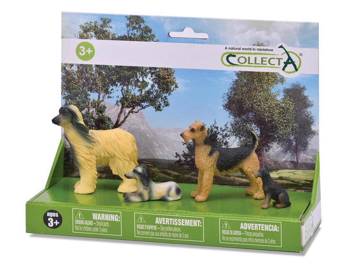 Collecta Honden: Speelset In Giftverpakking 4-delig Terrier