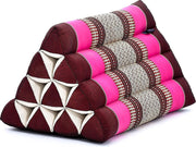 Driehoek kussen - Driehoekskussen - Thais kussen - Rug en steunkussen - Roze
