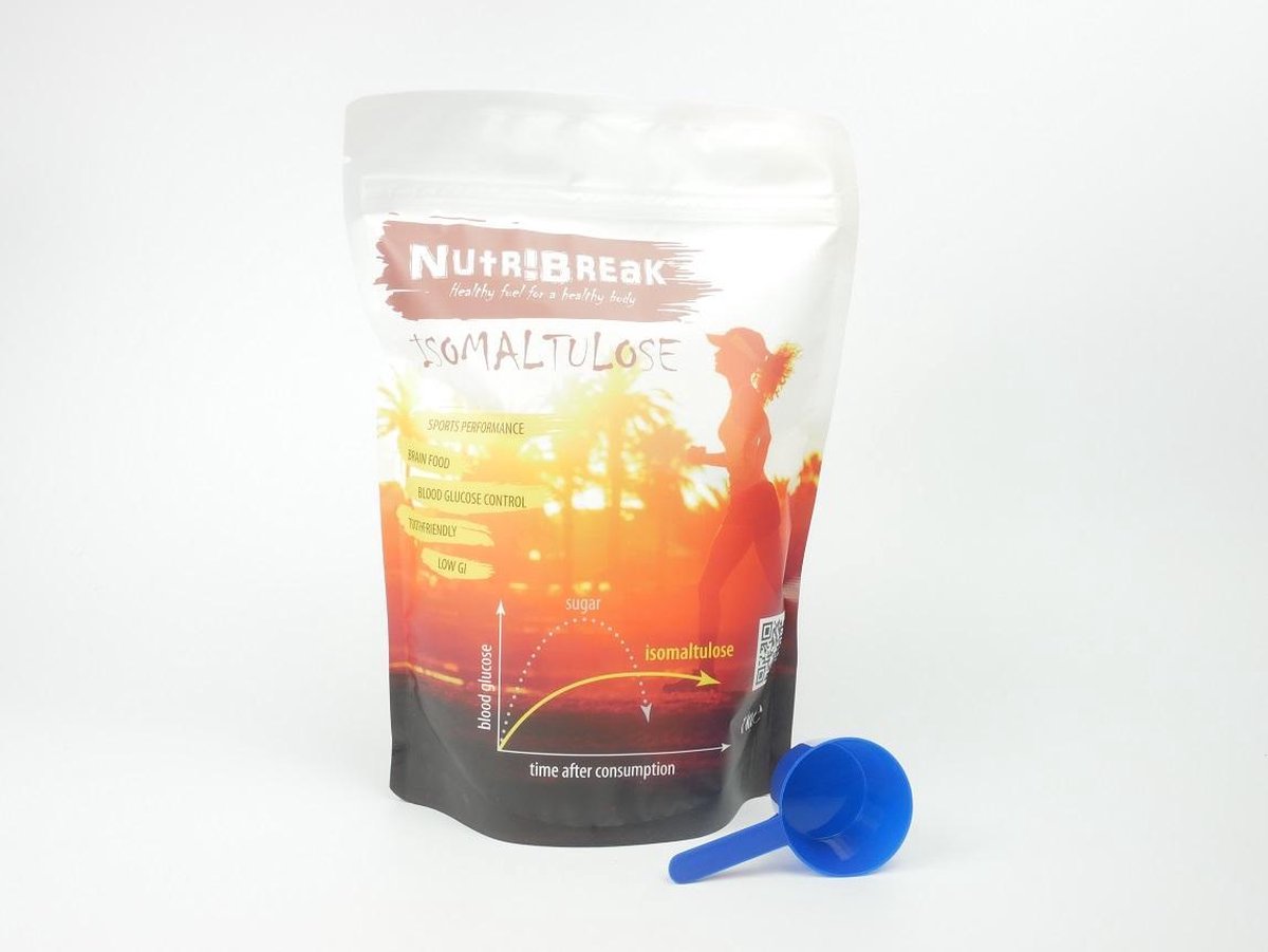 Nutr!Break Isomaltulose 1KG - langdurige energie - laag glycemisch - 100% natuurlijk