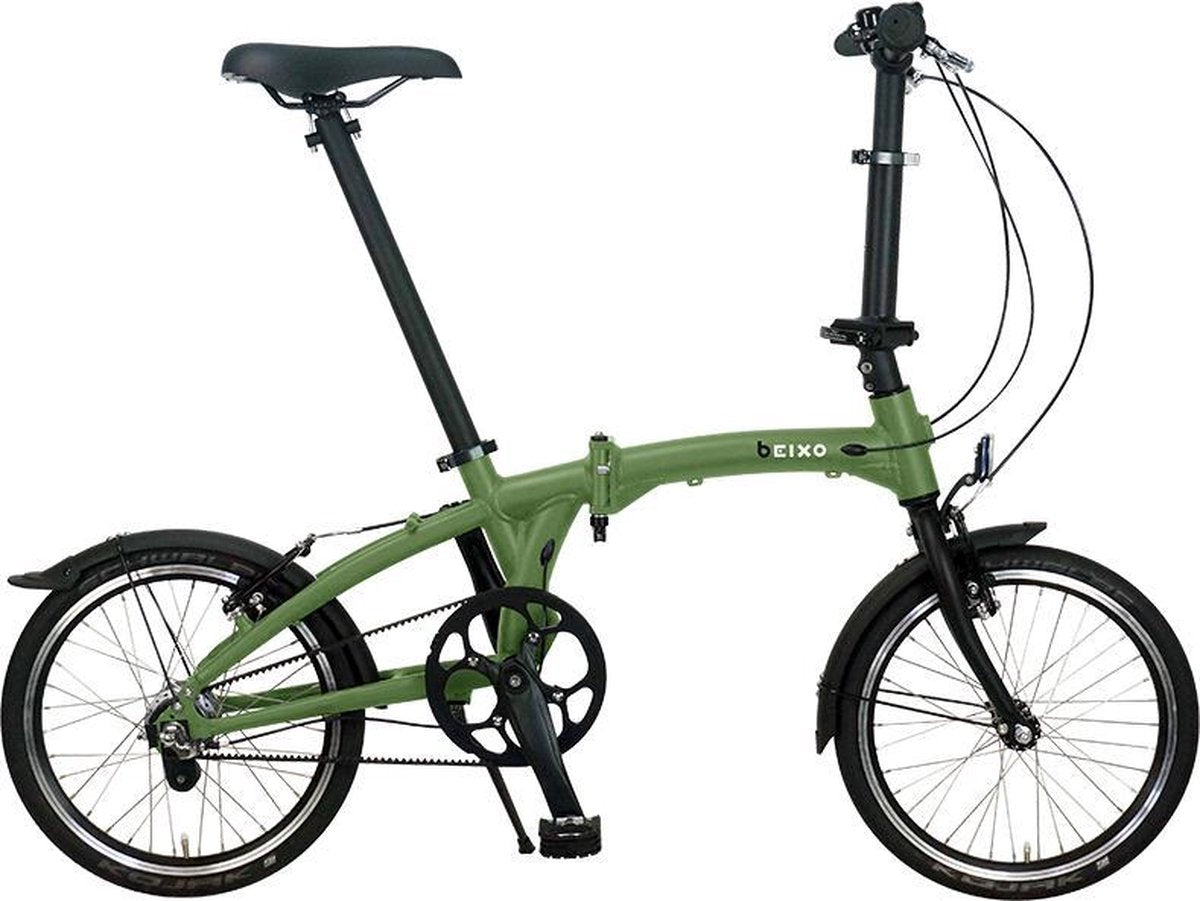 beixo crosstown super lichte vouwfiets zonder ketting
