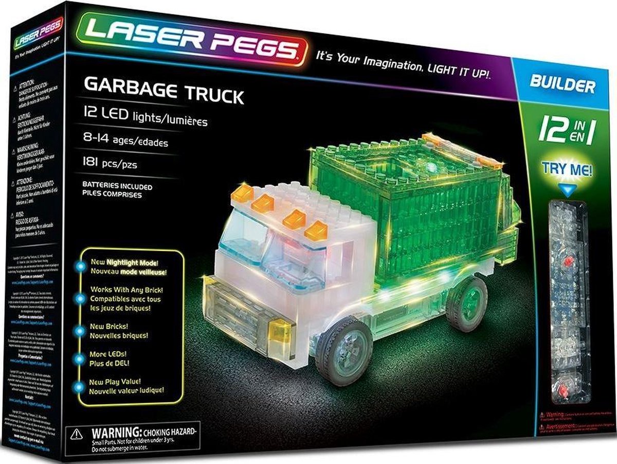 Vrachtwagen Laser Pegs 12 in 1