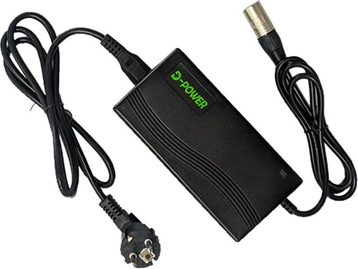 54.6V-3A lithium batterijlader voor 48V elektrische fietsaccu