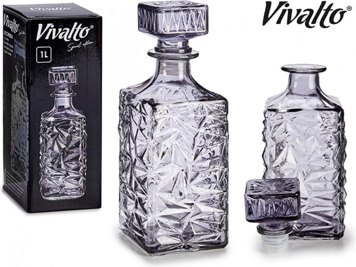 Glazen Karaf 1liter Vivalto