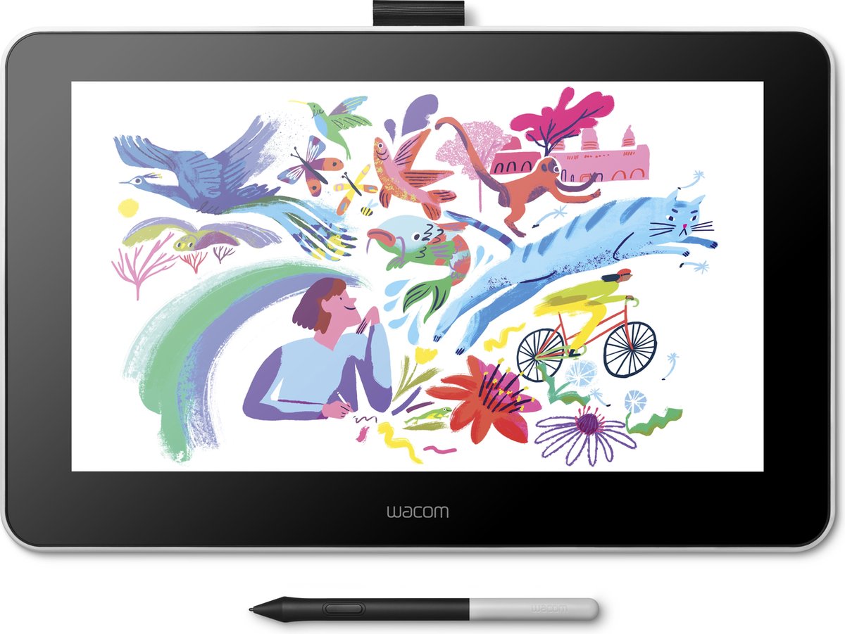 Wacom One 13 - Grafische tablet met IPS scherm - Wit
