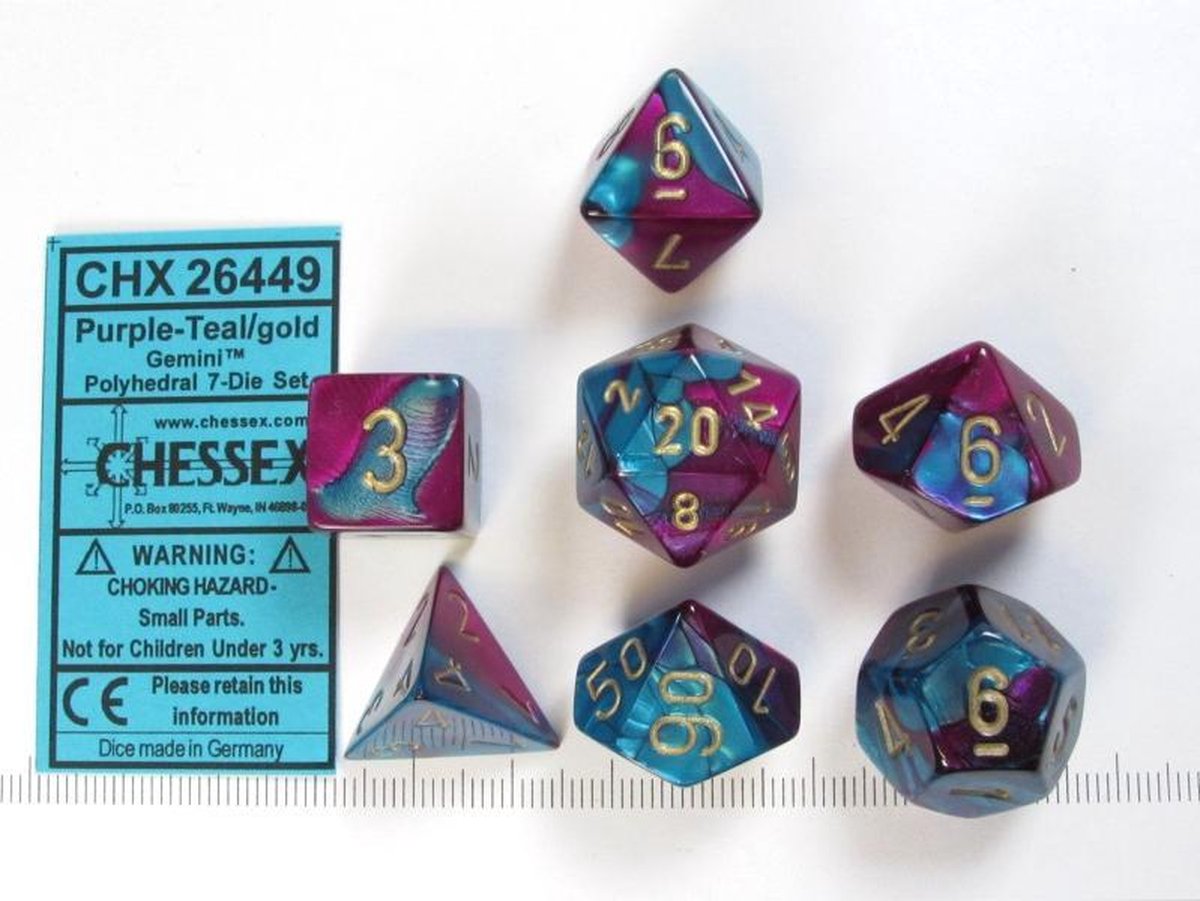 Chessex dobbelstenen set