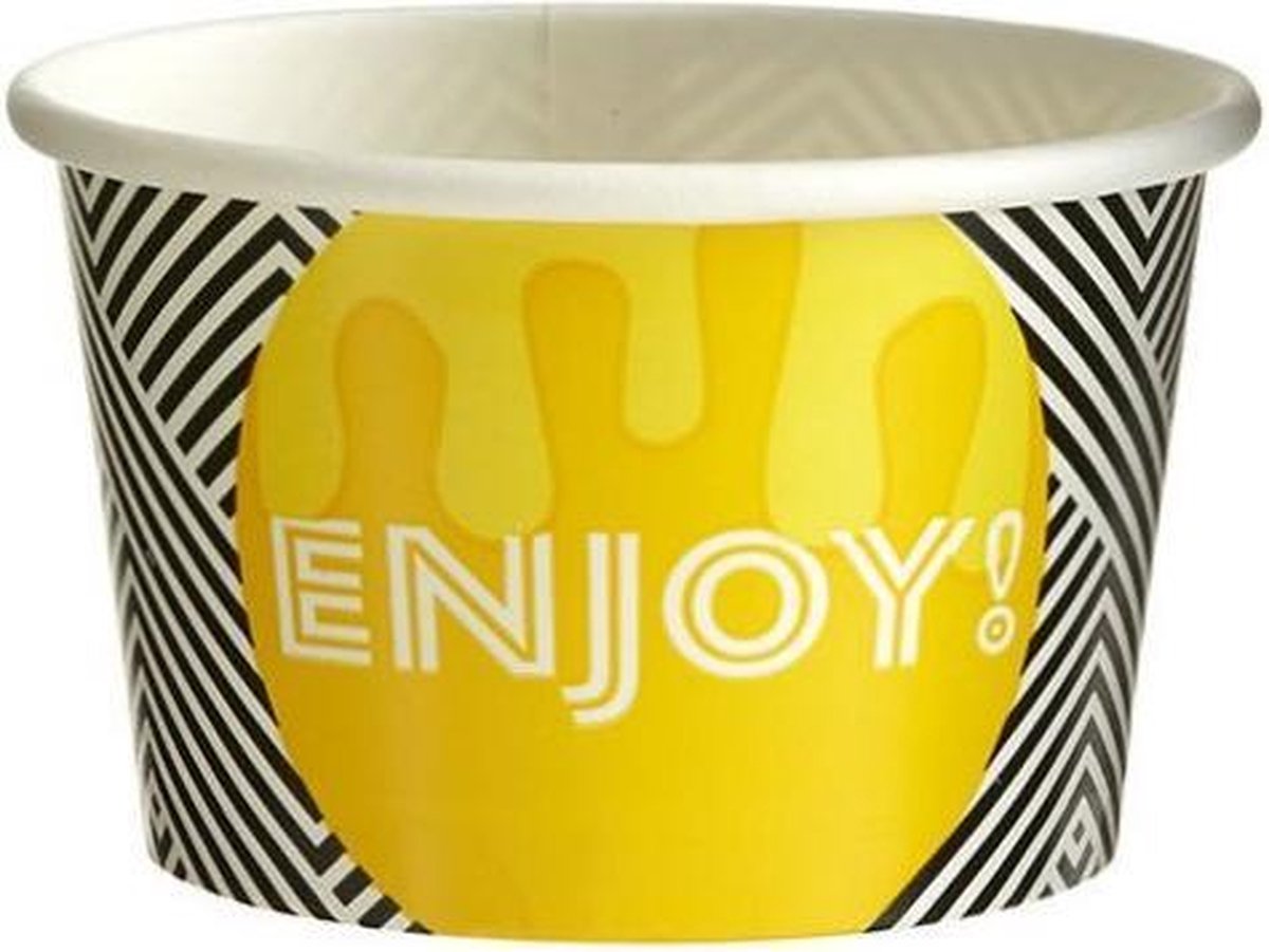 IJsbekers Karton  Enjoy Klein 130ml/4oz - 1.000 stuks.