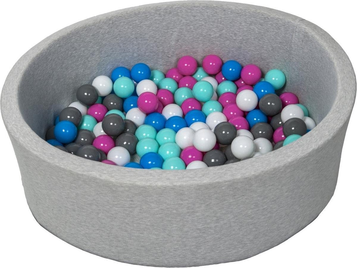 Zachte Jersey baby kinderen Ballenbak met 150 ballen