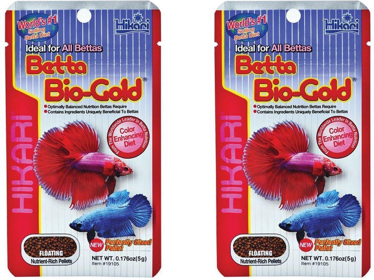 Hikari Betta Biogold 5g per 2 stuks