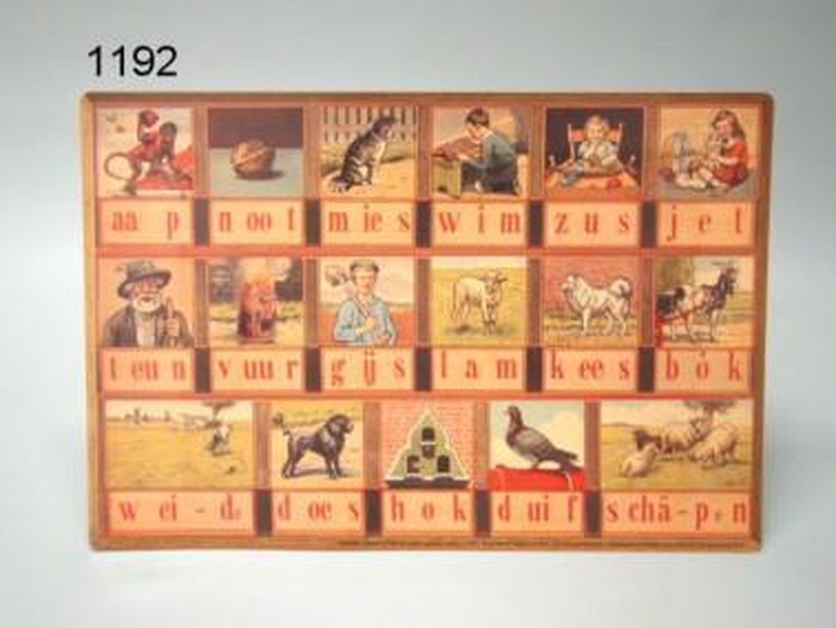 Placemats Aap noot mies set/4