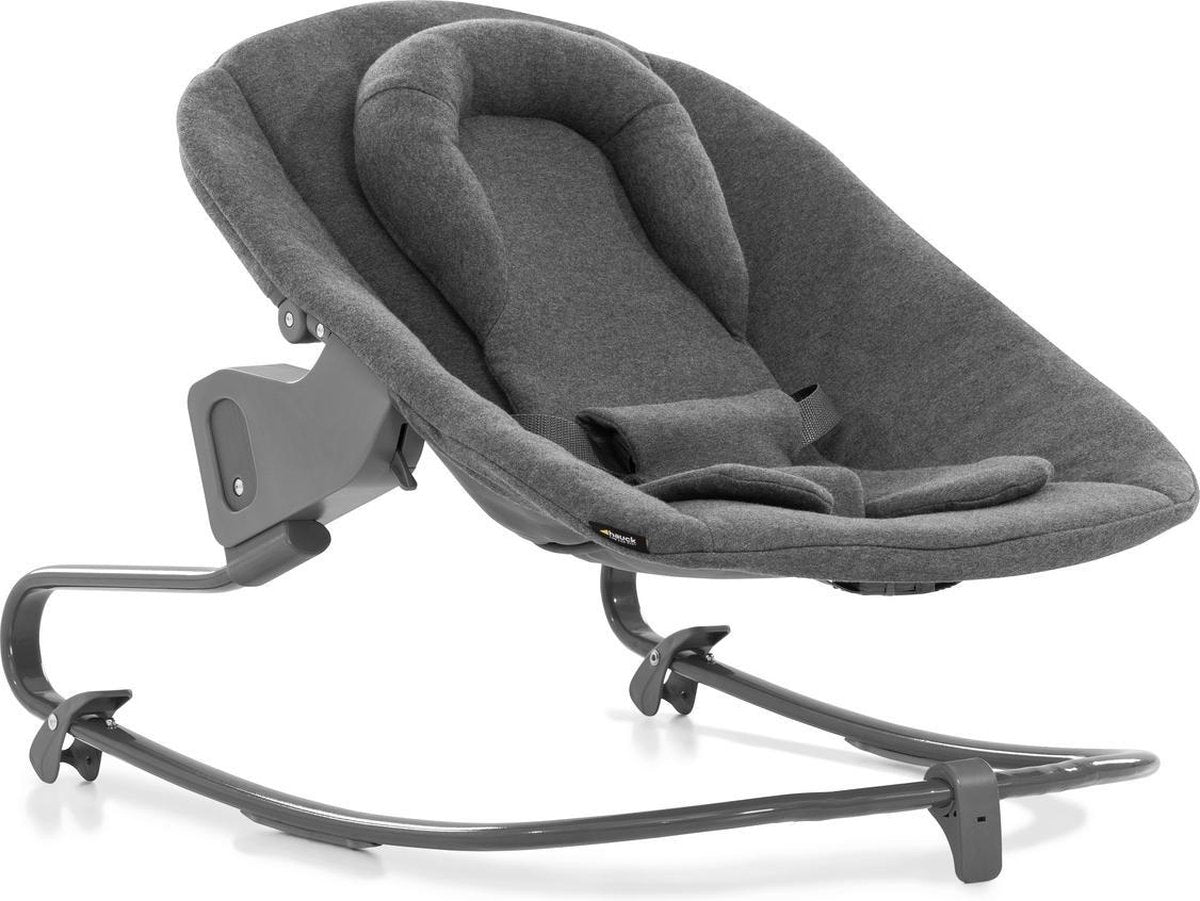 Hauck Alpha Bouncer Premium 2 in 1 Wipstoeltje - Jersey charcoal