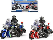 Speelset van 2 Motoragenten / Politiemotoren