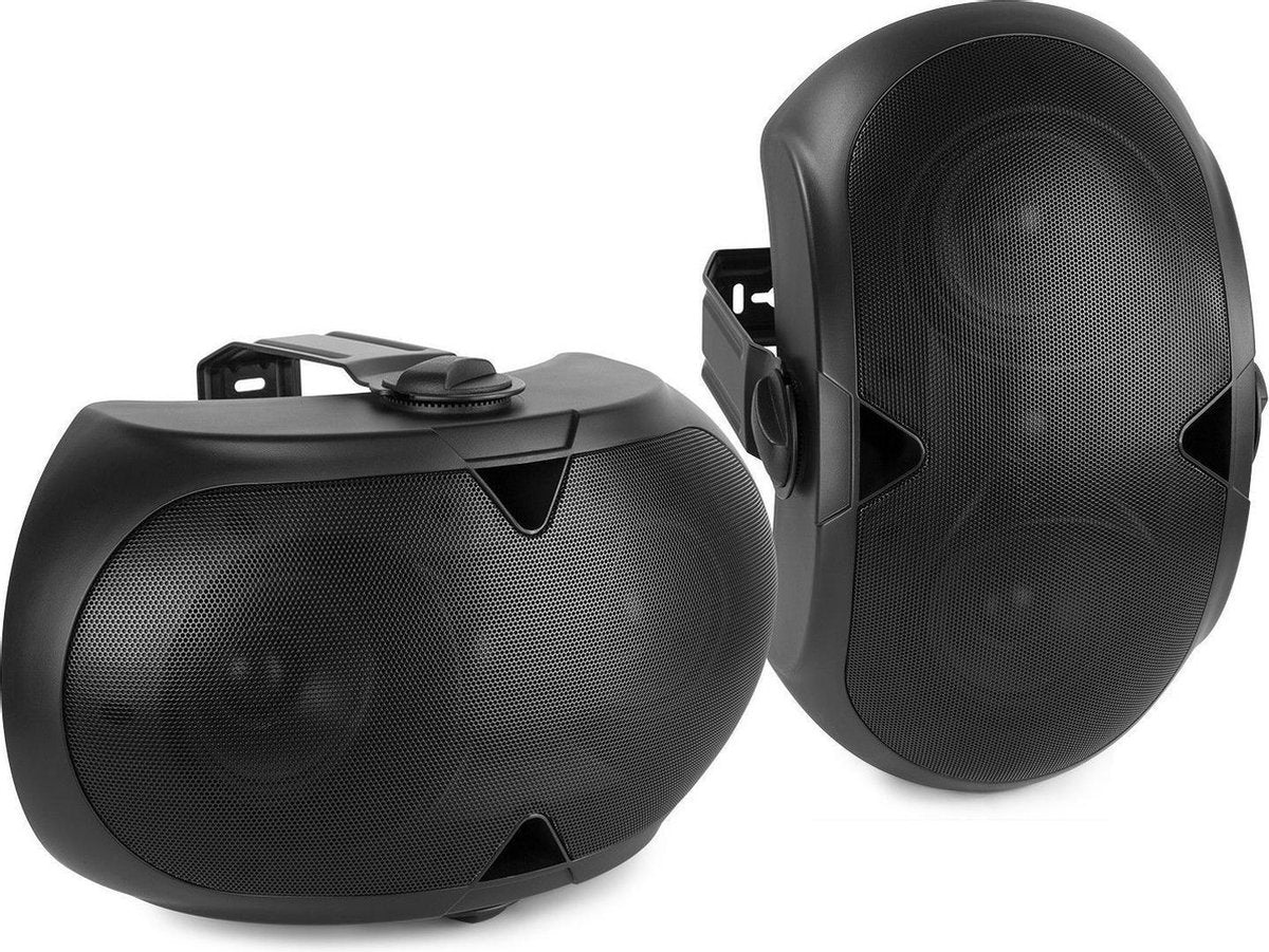 Speakerset voor binnen en buiten toepassingen - Power Dynamics BE42B speakerset met brede