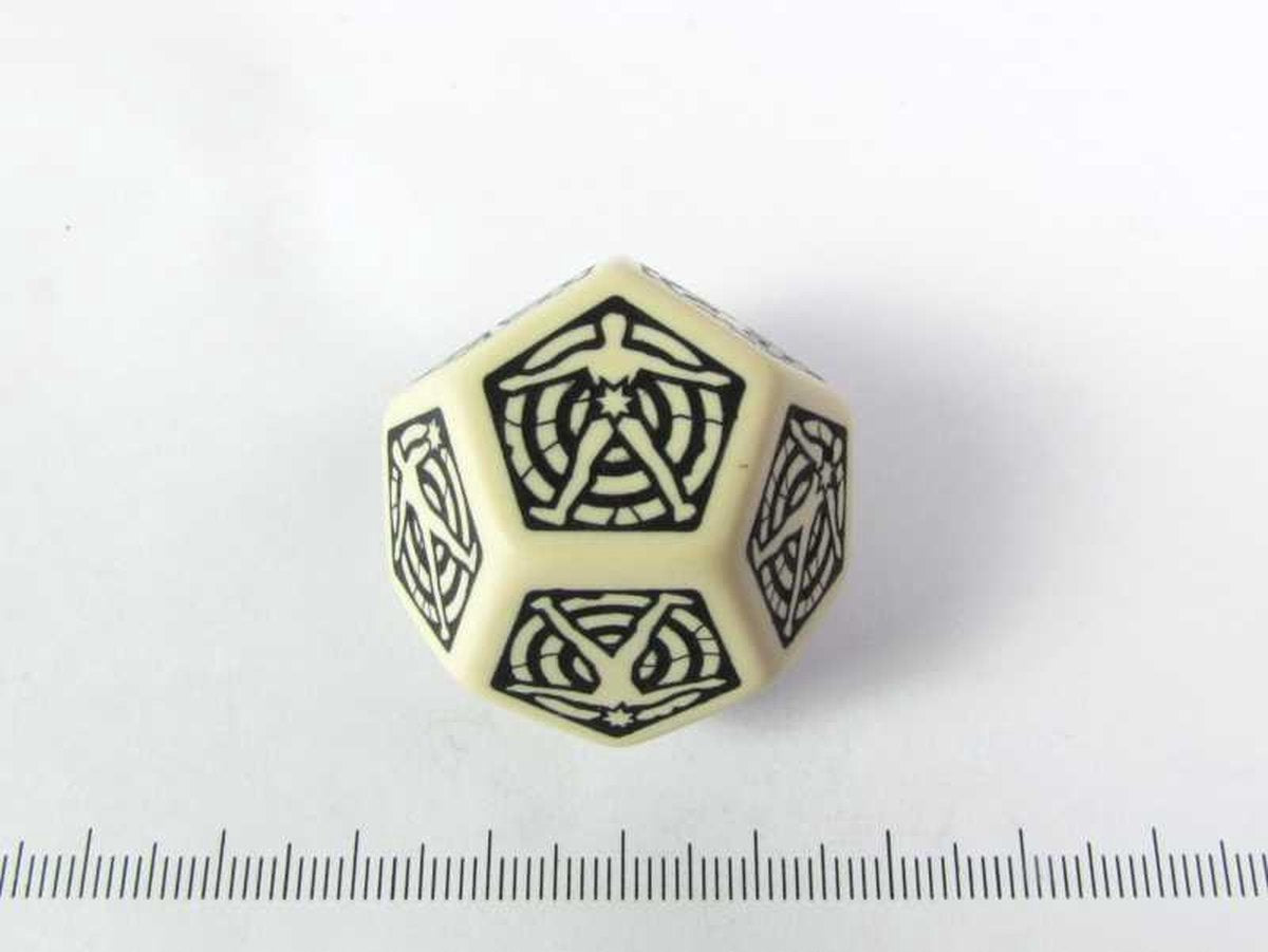 D12 Hit location Dice - Ivoor