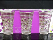 Pasabahce Menevse - Waterglazen - Set van 3 - 290 ml