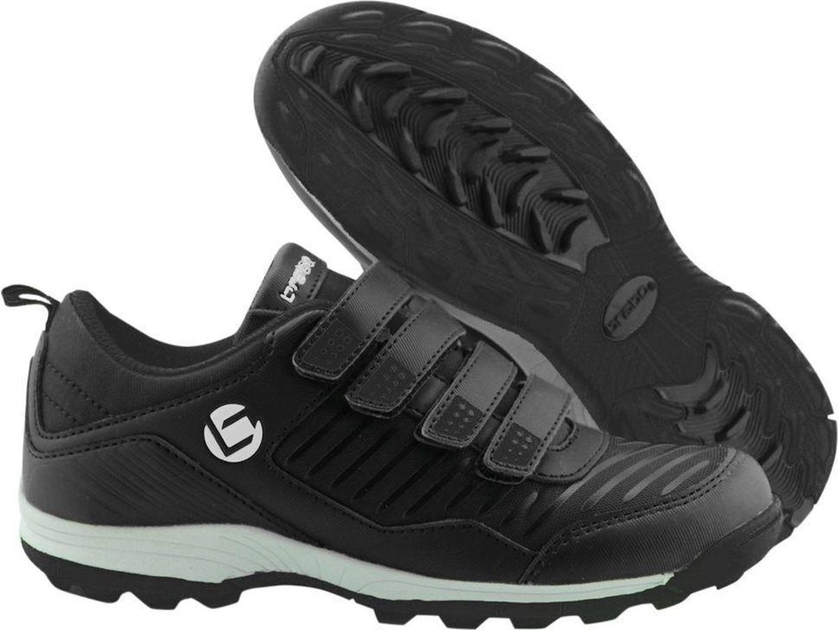 Brabo Velcro Hockeyschoenen Unisex - Zwart - Maat 28
