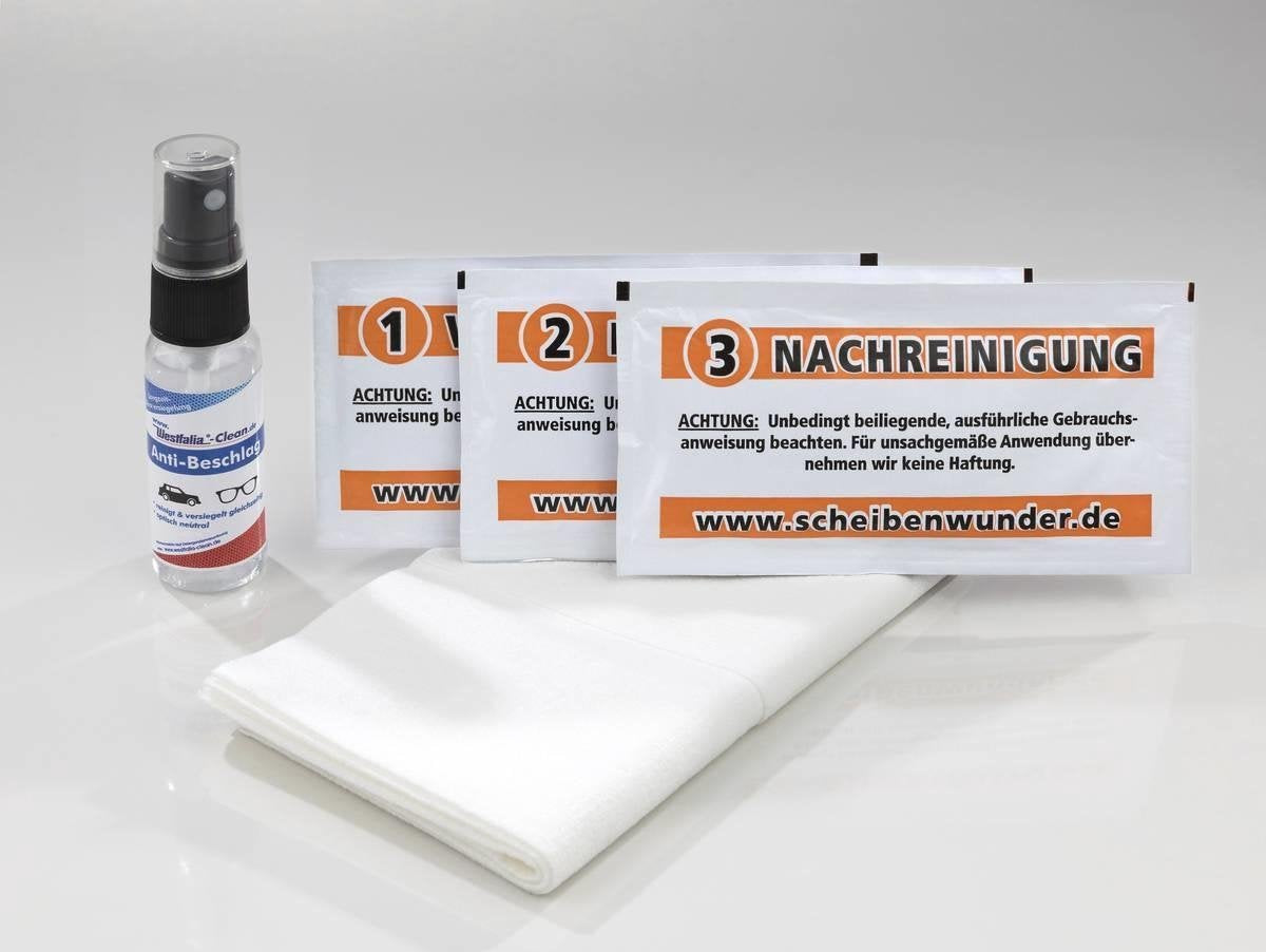 Voorruit wonder set inclusief spray tegen beslagen ruiten