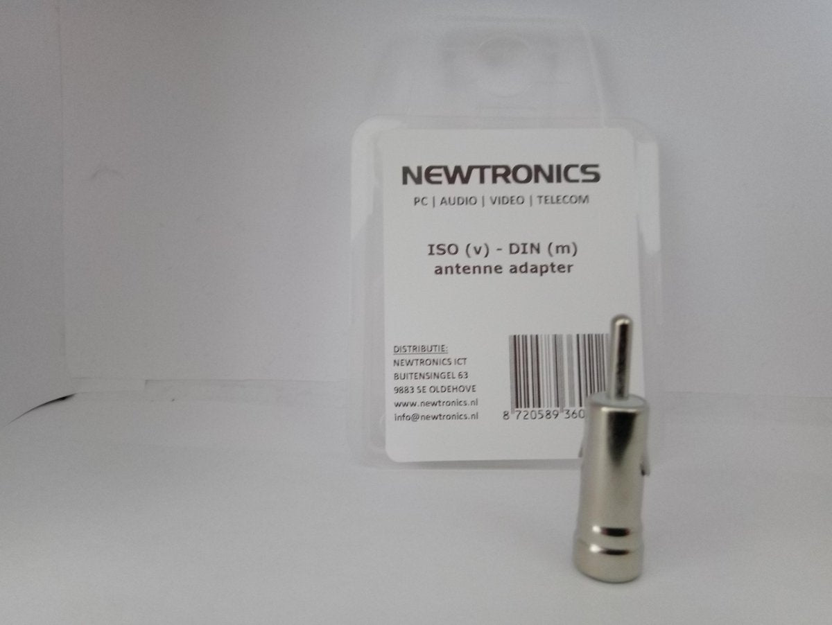 Newtronics® Autoradio antenne adapter ISO (vrouwelijk) - DIN (mannelijk)