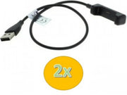 2 keer Originele OTB USB Oplaadkabel Adapter Fitbit Flex 2