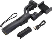 Lipa GM-S5 gimbal 325 graden 3 assen / Draaien om drie assen / 330 graden draaien / 12 uur speeltijd / Voor action cams en telefoons / Bluetooth