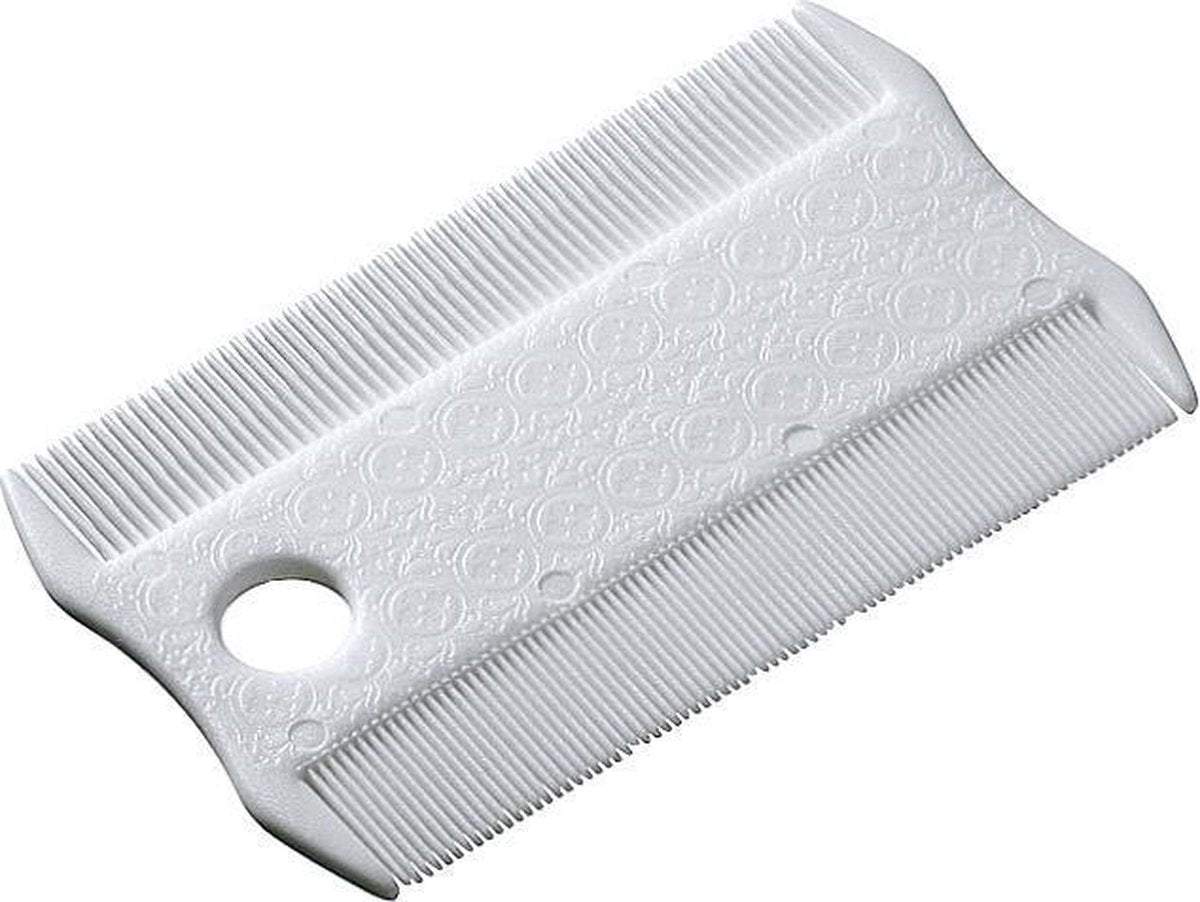 Vlooienkam plastic Wit 8