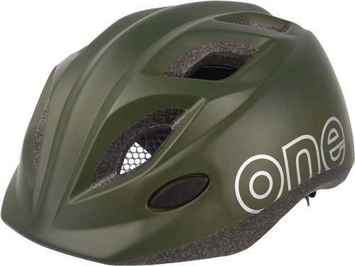 kinder helm s 52-56cm bobike one plus olive green mat