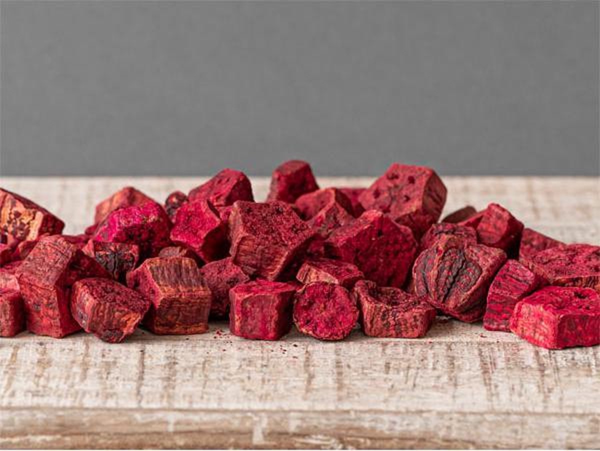 L28 - Decoratie houten blokjes - 058 - rood - 4 zakjes
