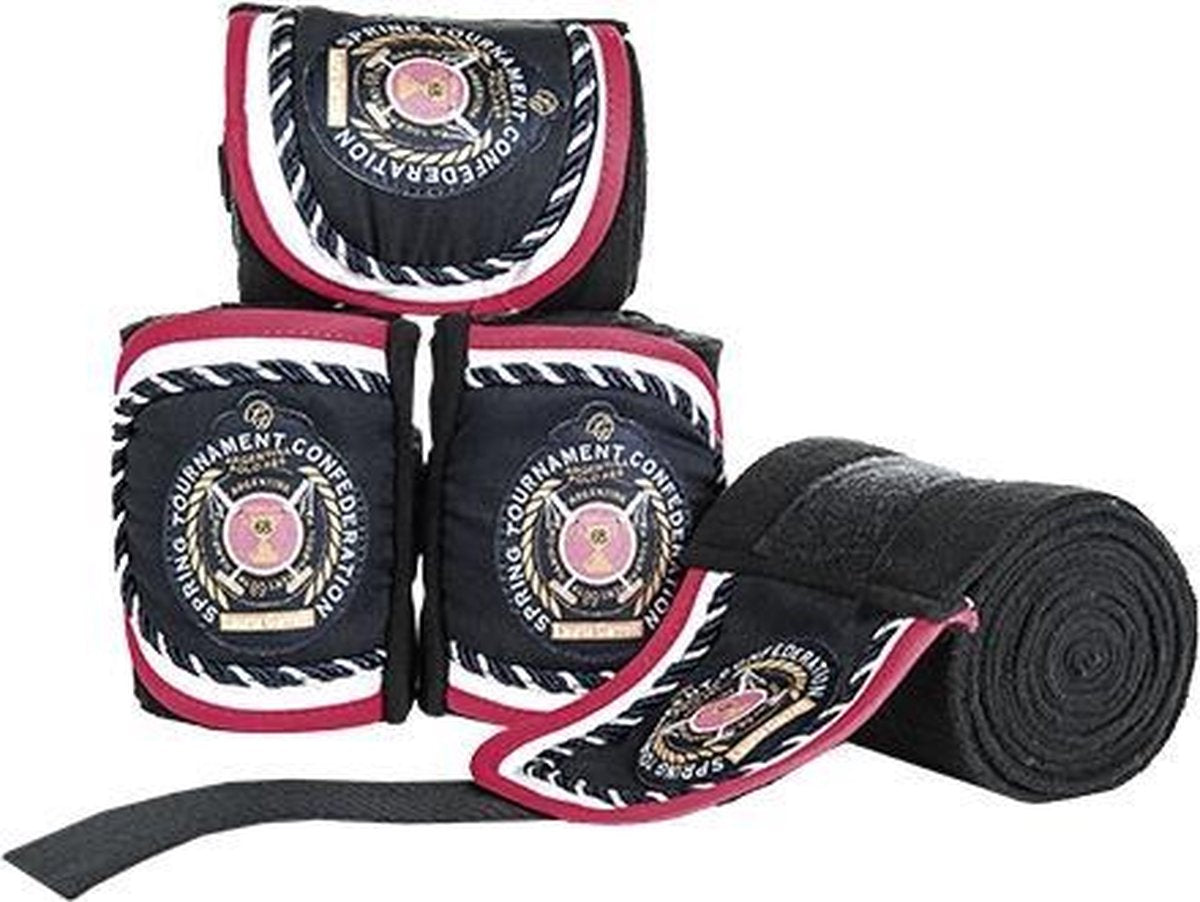 HKM Bandages -Polo classic- donkerblauw 300 cm