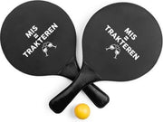 Beach tennis - strandspeelgoed - strandspelletjes volwassenen - mis = trakteren