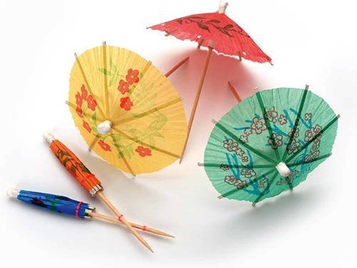 Papstar IJsversiering Parasol Assorti - 300 stuks