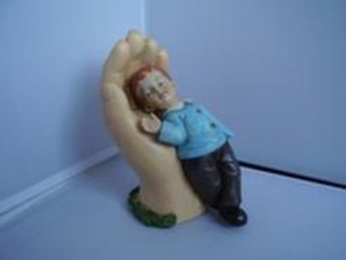 Beeld Beschermde handen jongen