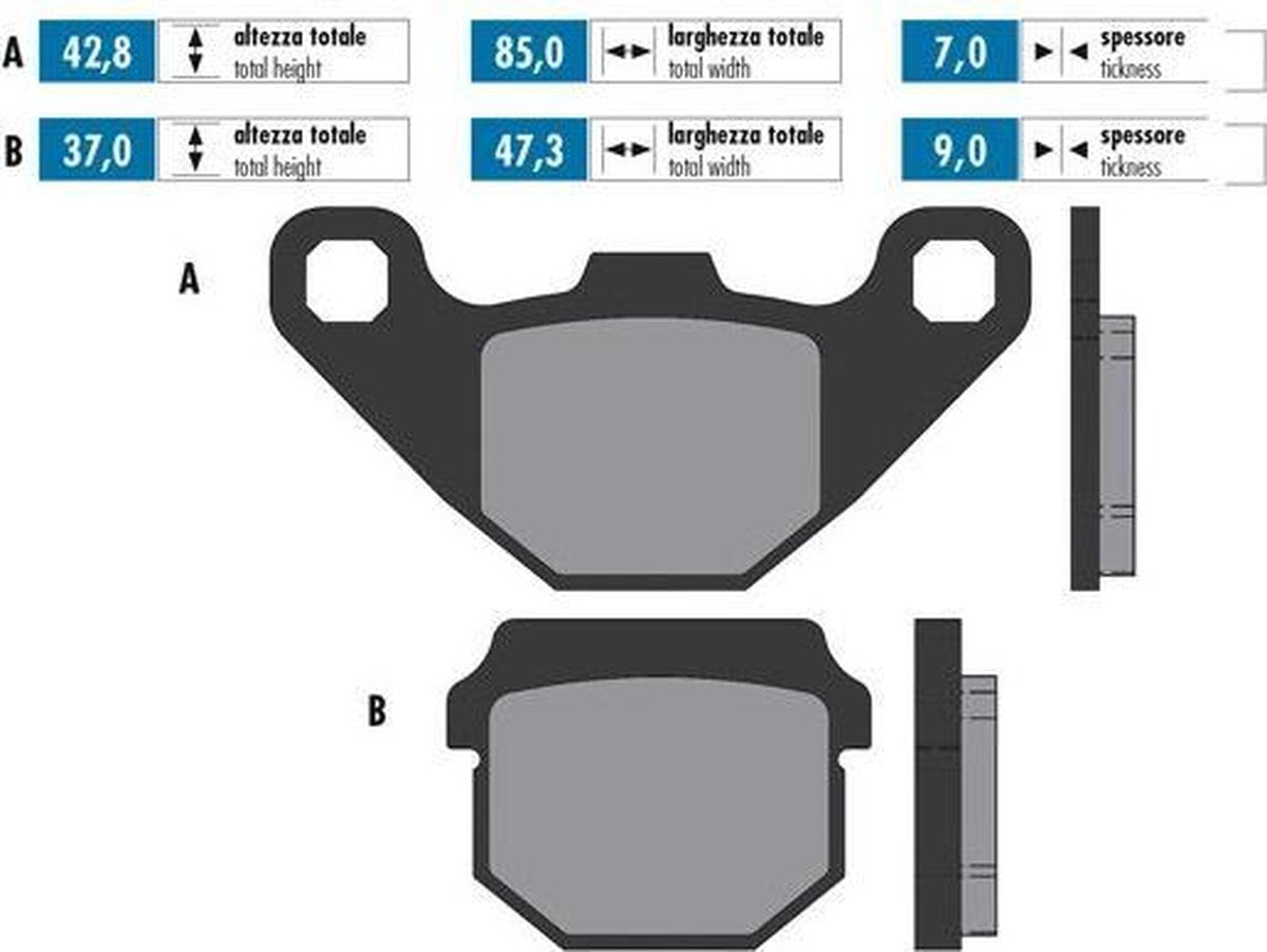 Remblokset Polini 0085