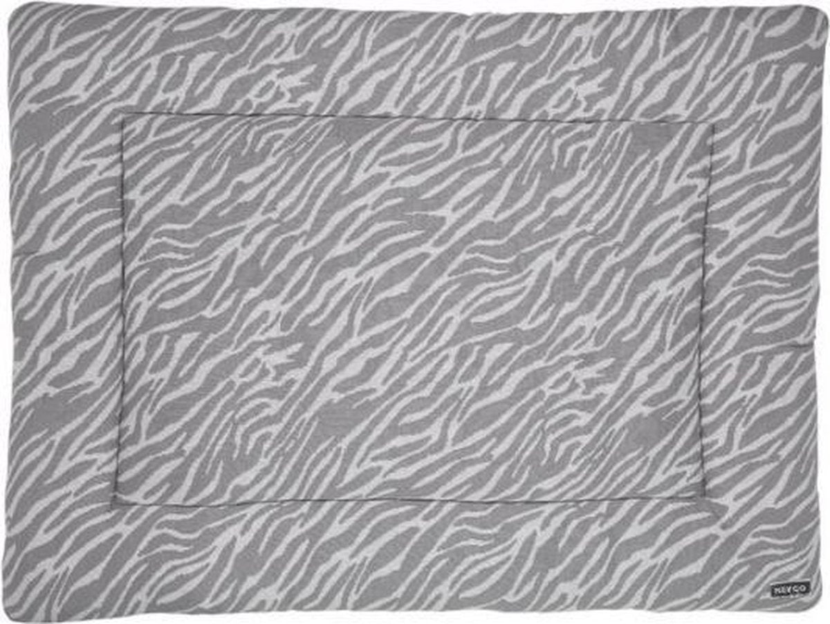 Meyco Zebra boxkleed - 77x97 cm - grijs