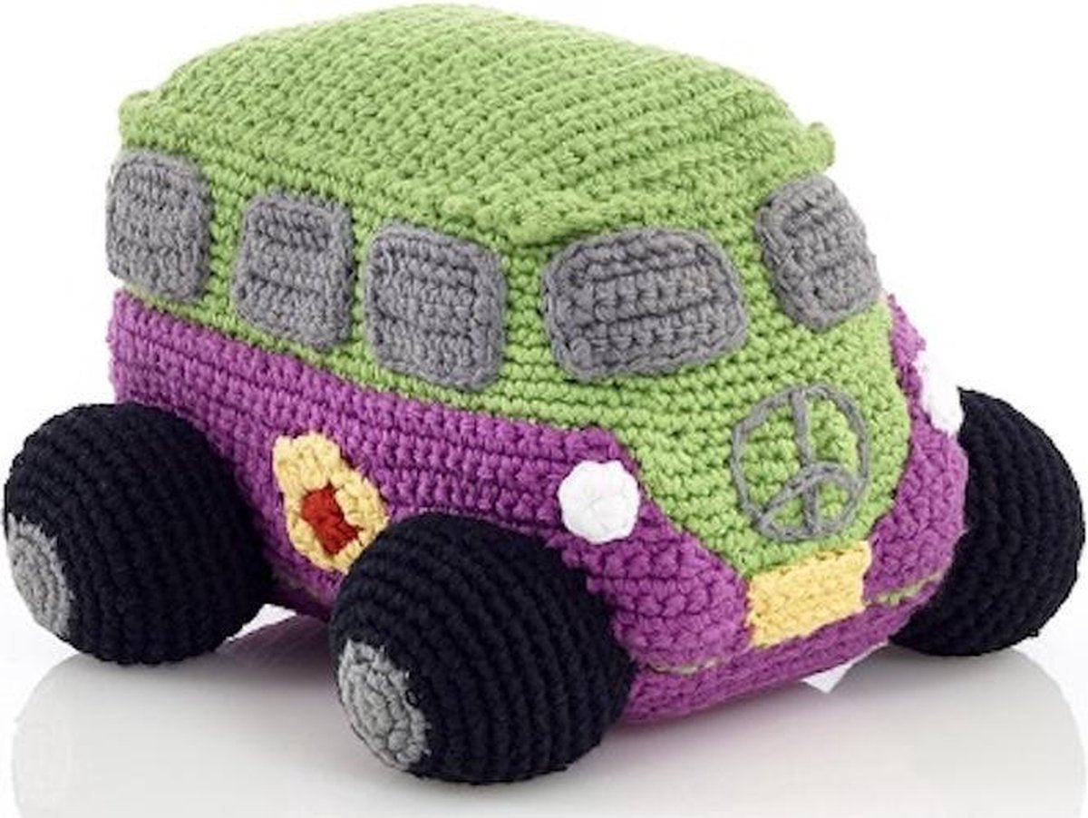 Pebble rammelaar - Camper paars