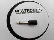 Newtronics audio adapter 3.5mm vrouwelijk - 6.35mm mannelijk - MONO voor gebruik met piano