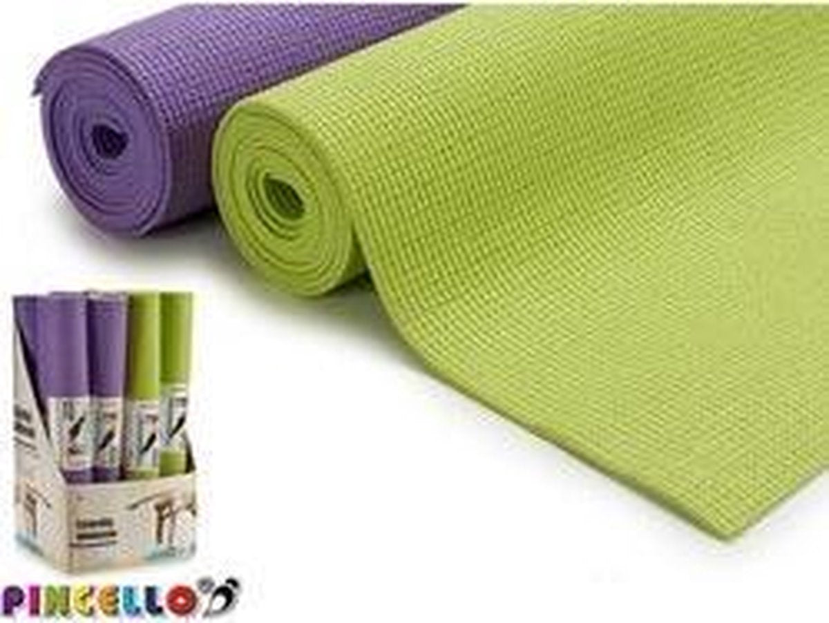 Yoga mat - groen - antislip - antibacterieel - wasbaar- 173 x 61 cm
