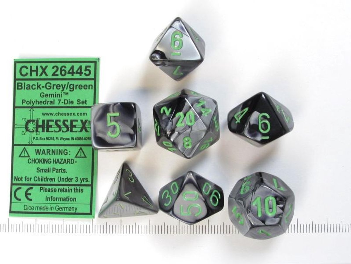 Chessex dobbelstenen set