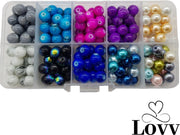 Kralen -Sieraden Maken-200 Glaskralen-8mm