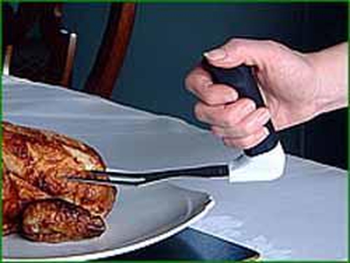 Vleesvork met ergonomische handgreep