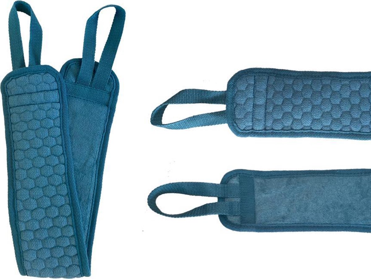 We Flow™ Honinggraat Rug Scrubber – Tweezijdige Douche/ Bad Borstel – lichaamsborstel – XL