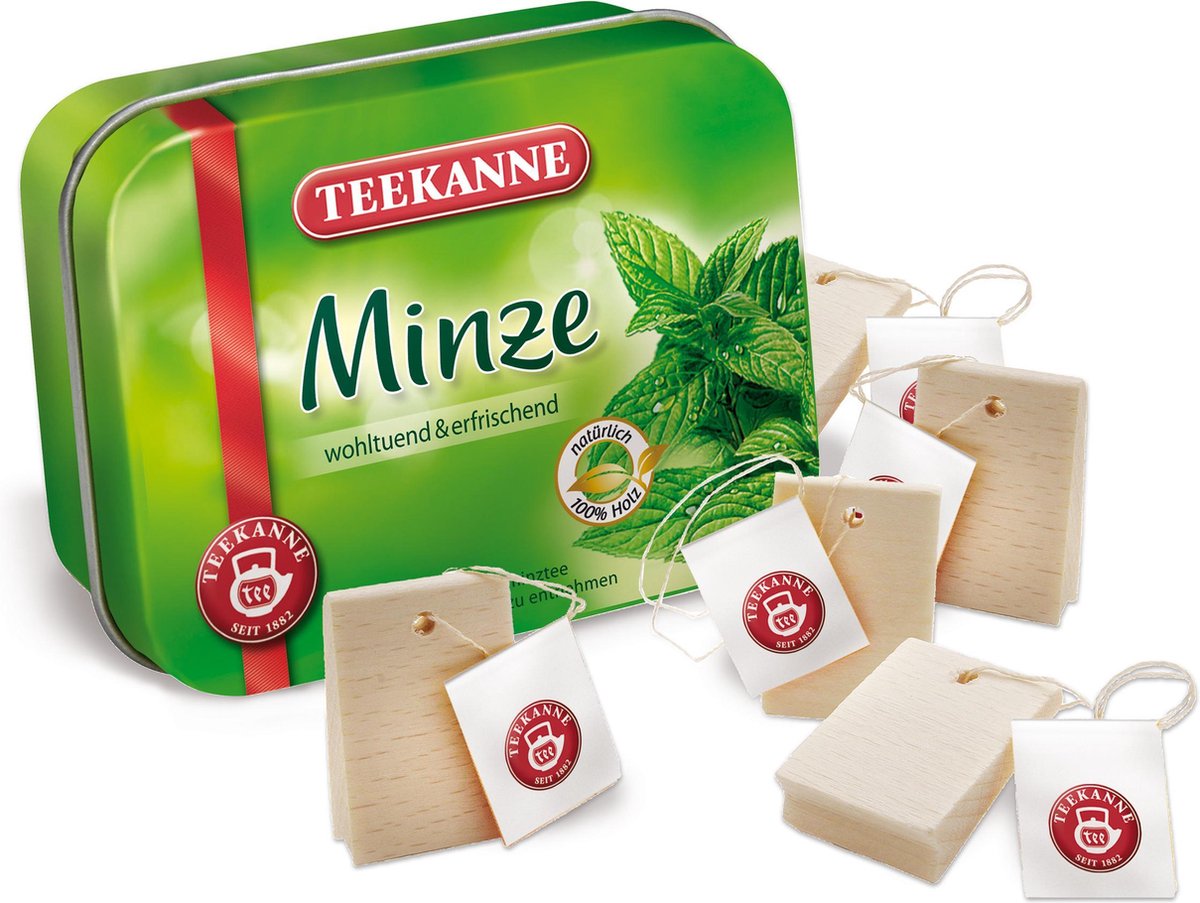 Erzi houten theezakjes in blikje
