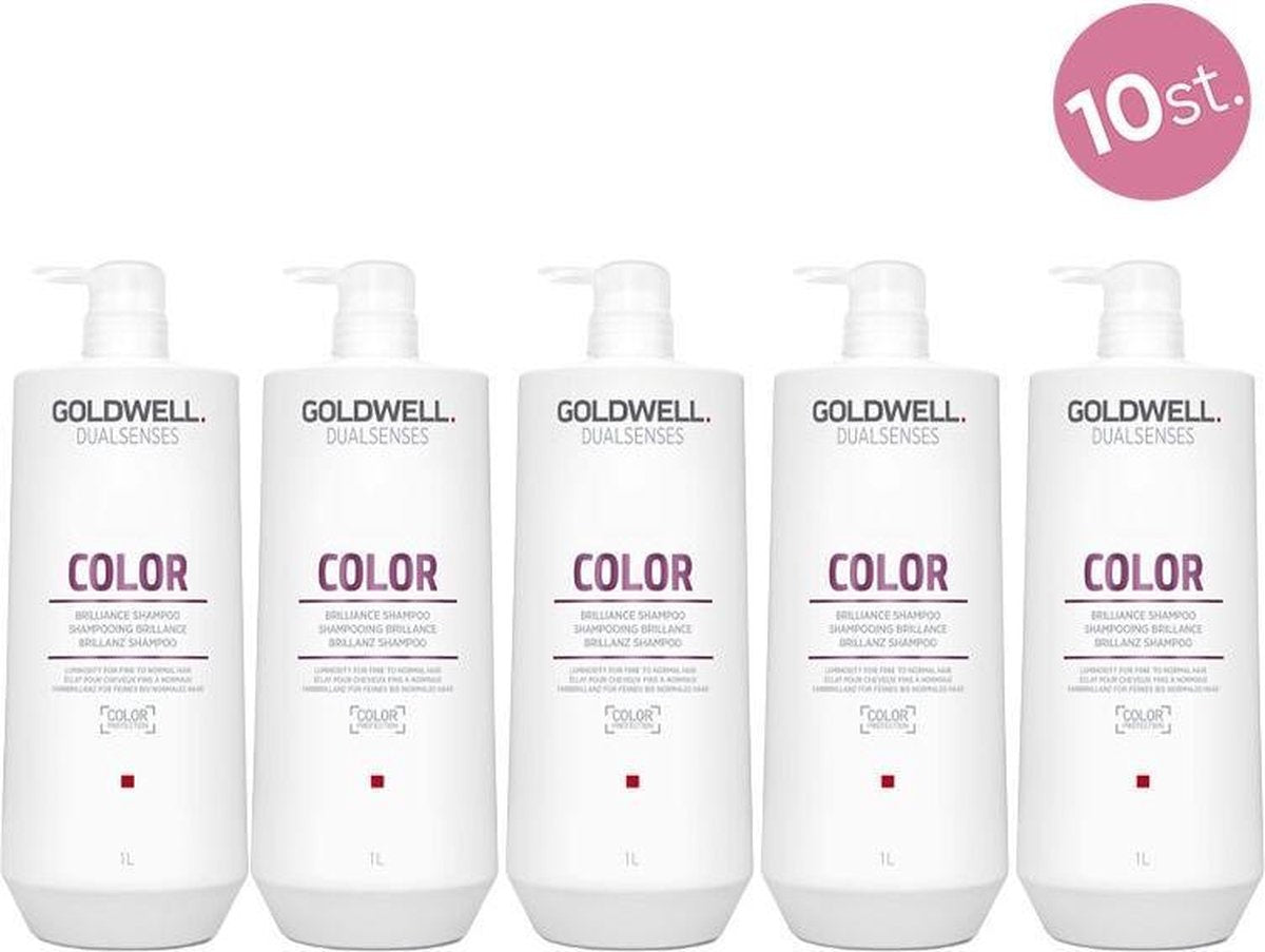 10x Goldwell Dualsenses Color Brilliance Shampoo 1000ml