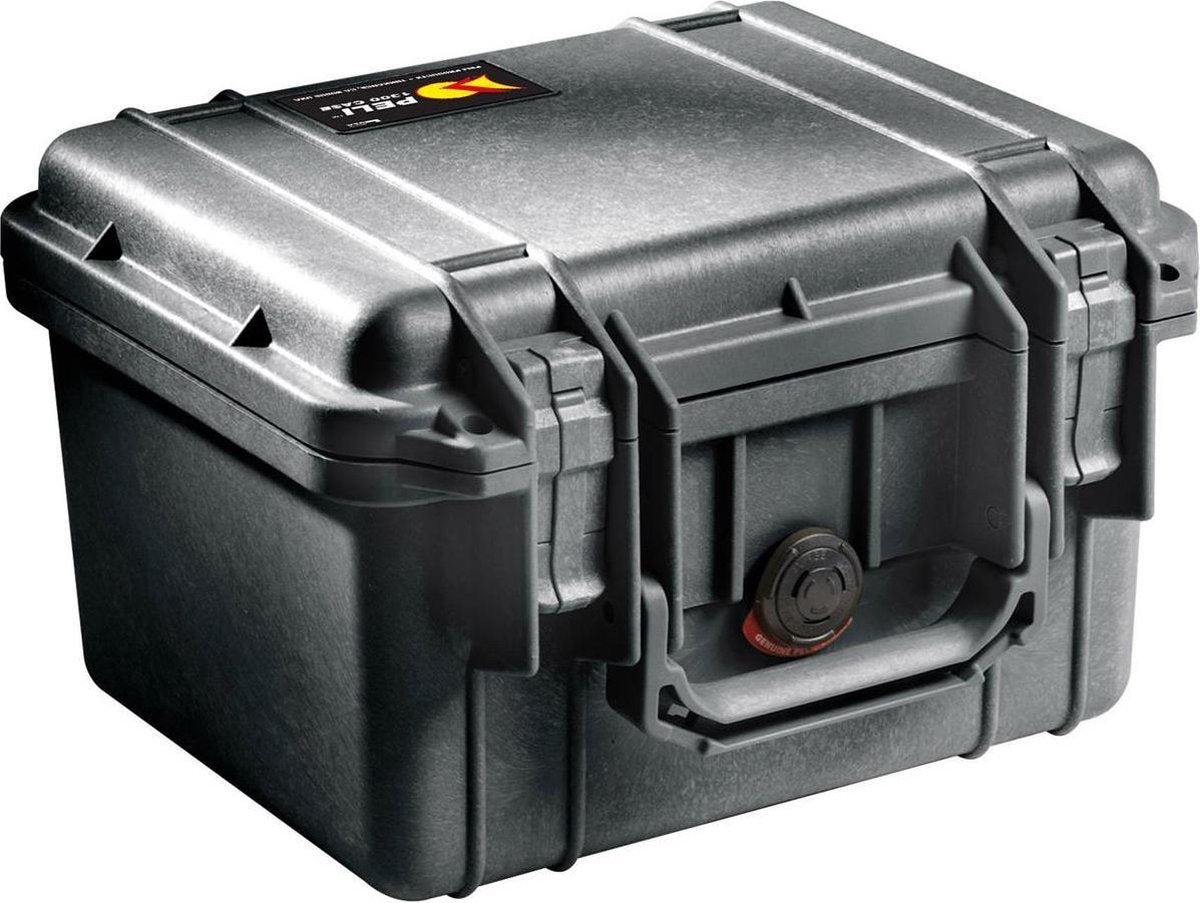 Peli 1300 Waterdichte Camerakoffer Zwart met Foam Interieur