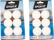 12x stuks Tafeltennis ballen - ping pong balletjes - buitenspeelgoed