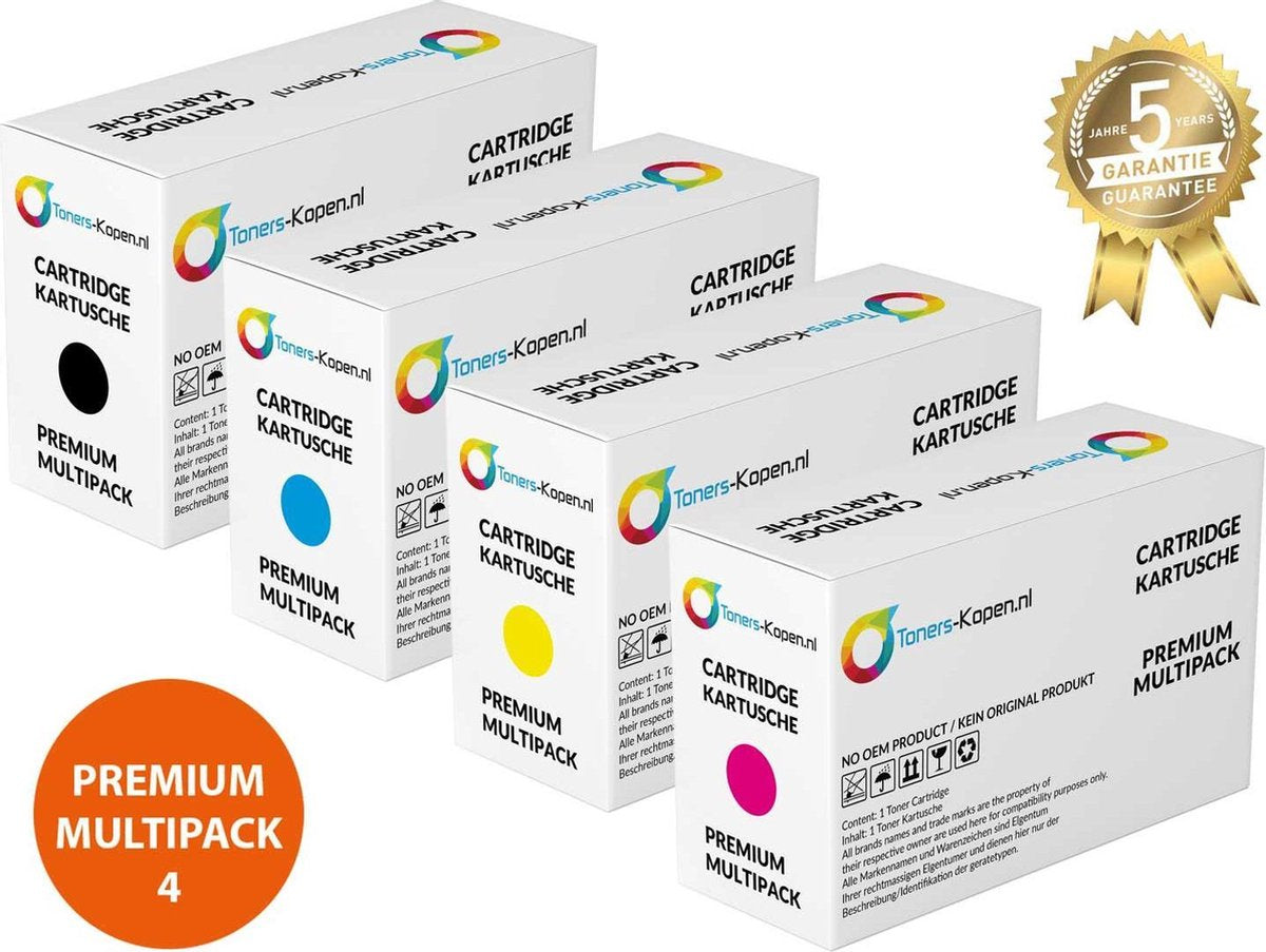Set van 4x huismerk Toner voor Kyocera TK-590 FS-C2126MFP Toners-kopen_nl