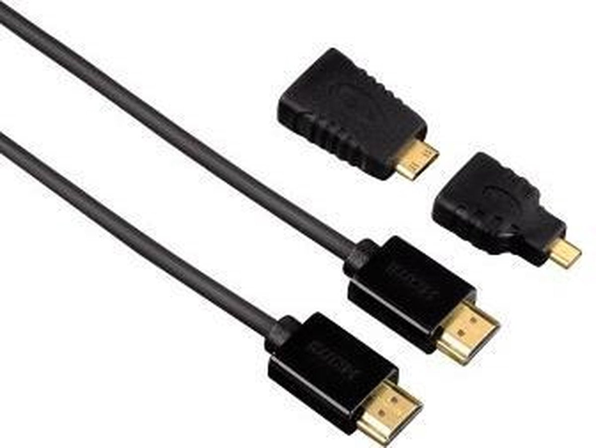 Hama HDMI Kabel 1.5 Mtr + 2 Adapters