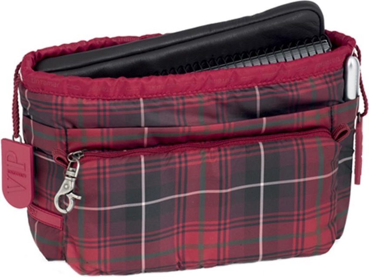 Tasorganizer vip tartan rouge