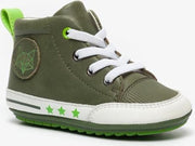Groot leren babyschoenen - Groen - Maat 21